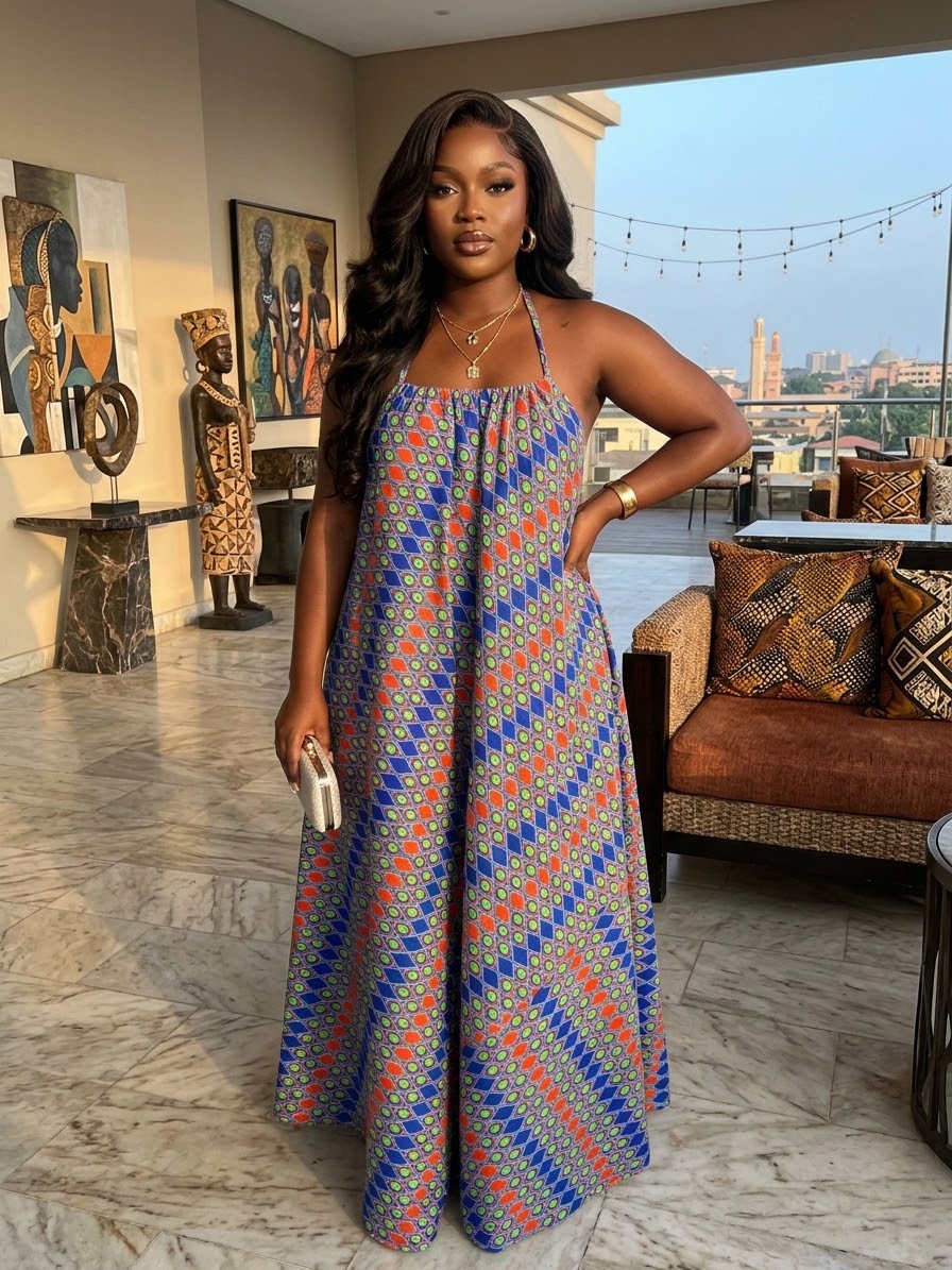 R83S Ankara dress