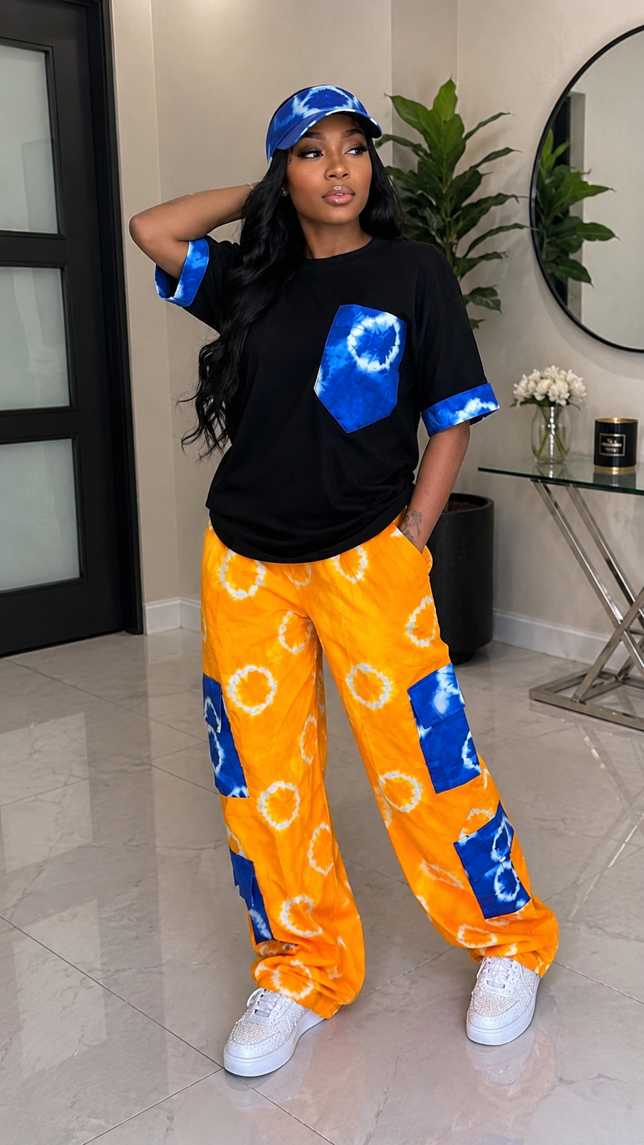 U42V(PANT TOP AND CAP SET)