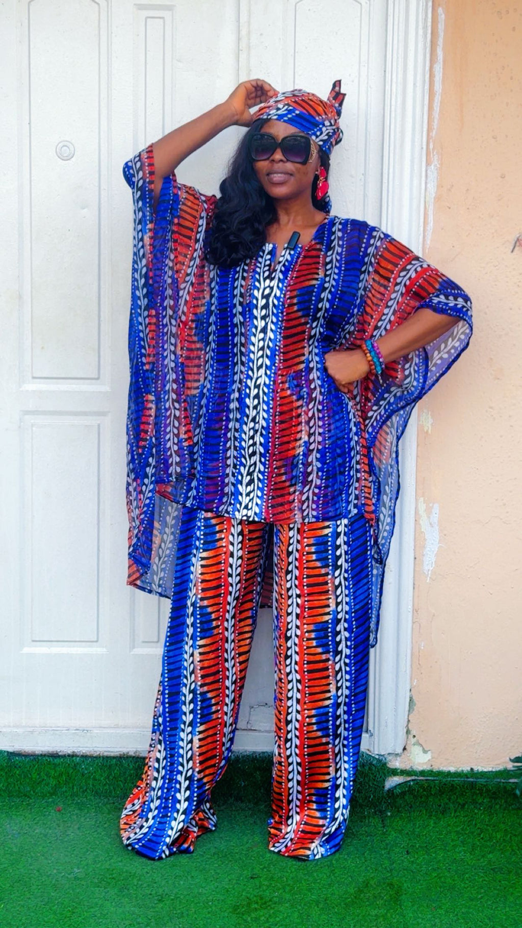J90K Silk and chiffon set