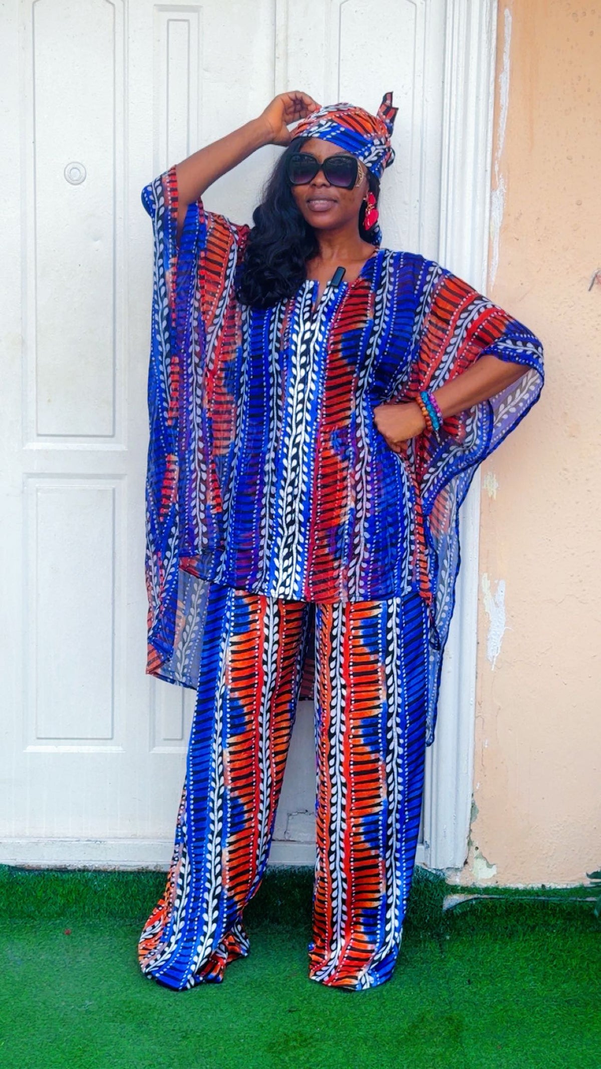 J90K Silk and chiffon set