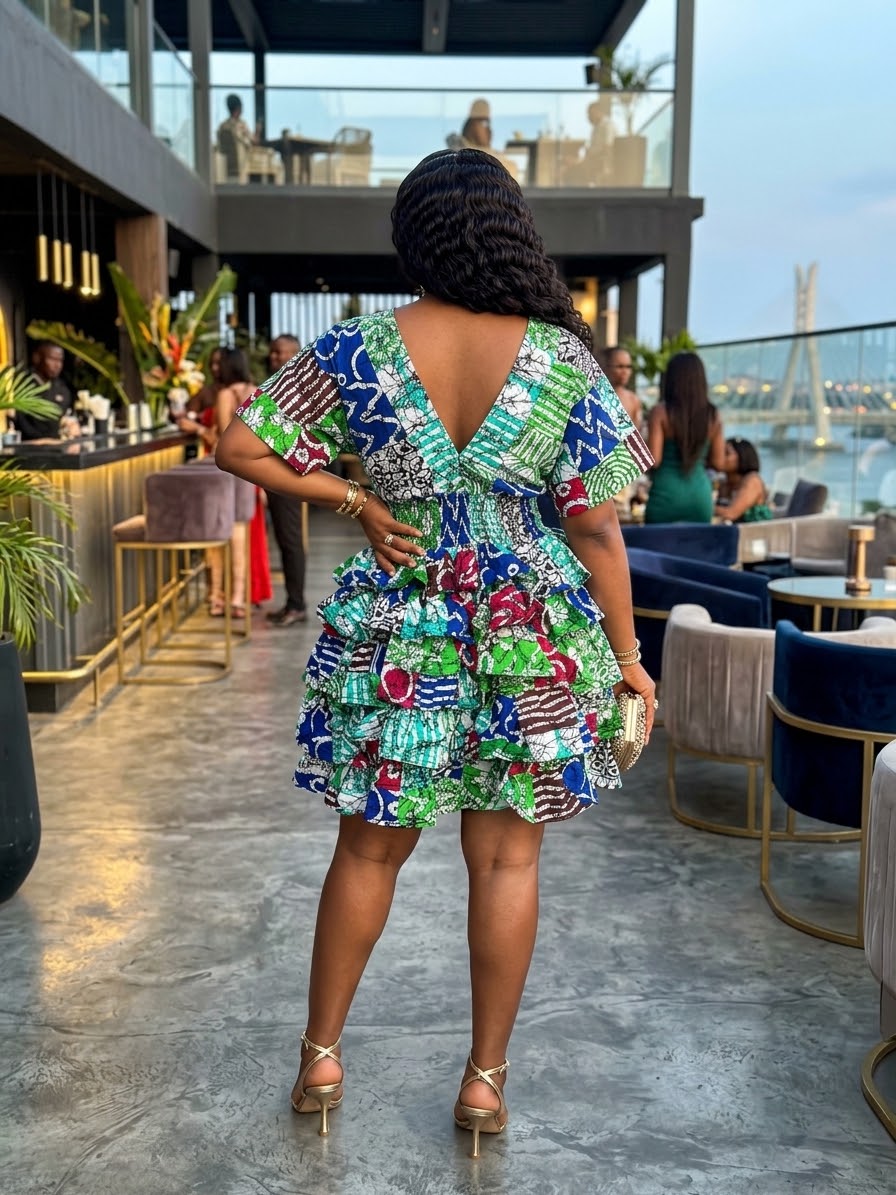 X84Y Ankara dress