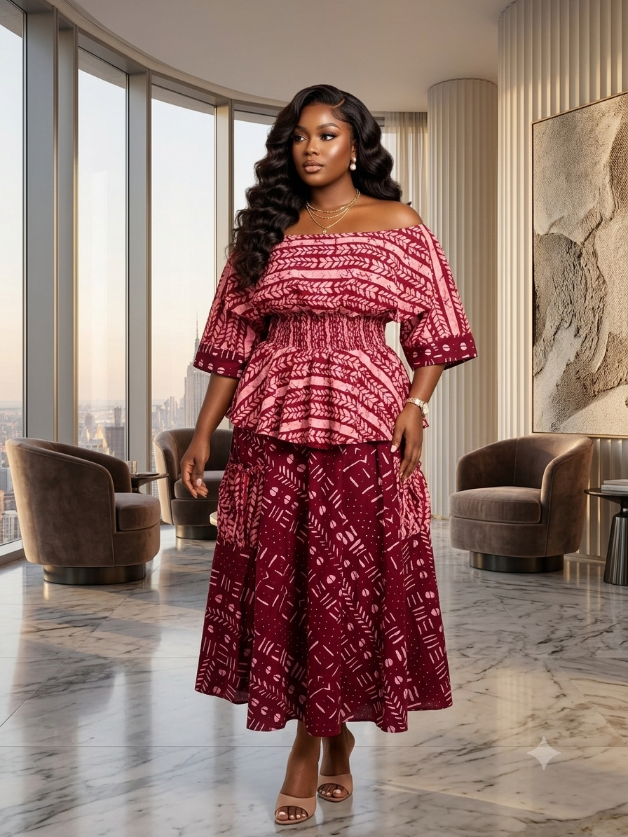 I66J (Skirt and Top) 100% percent cotton