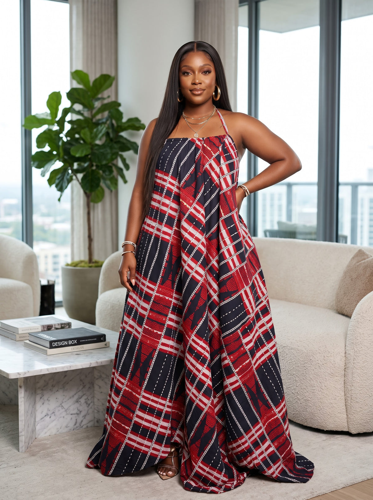 H91I Ankara dress