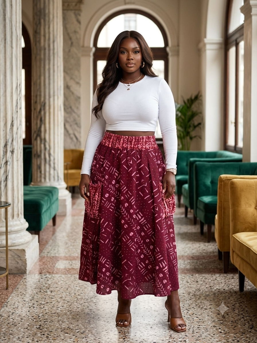 I66J (Skirt and Top) 100% percent cotton