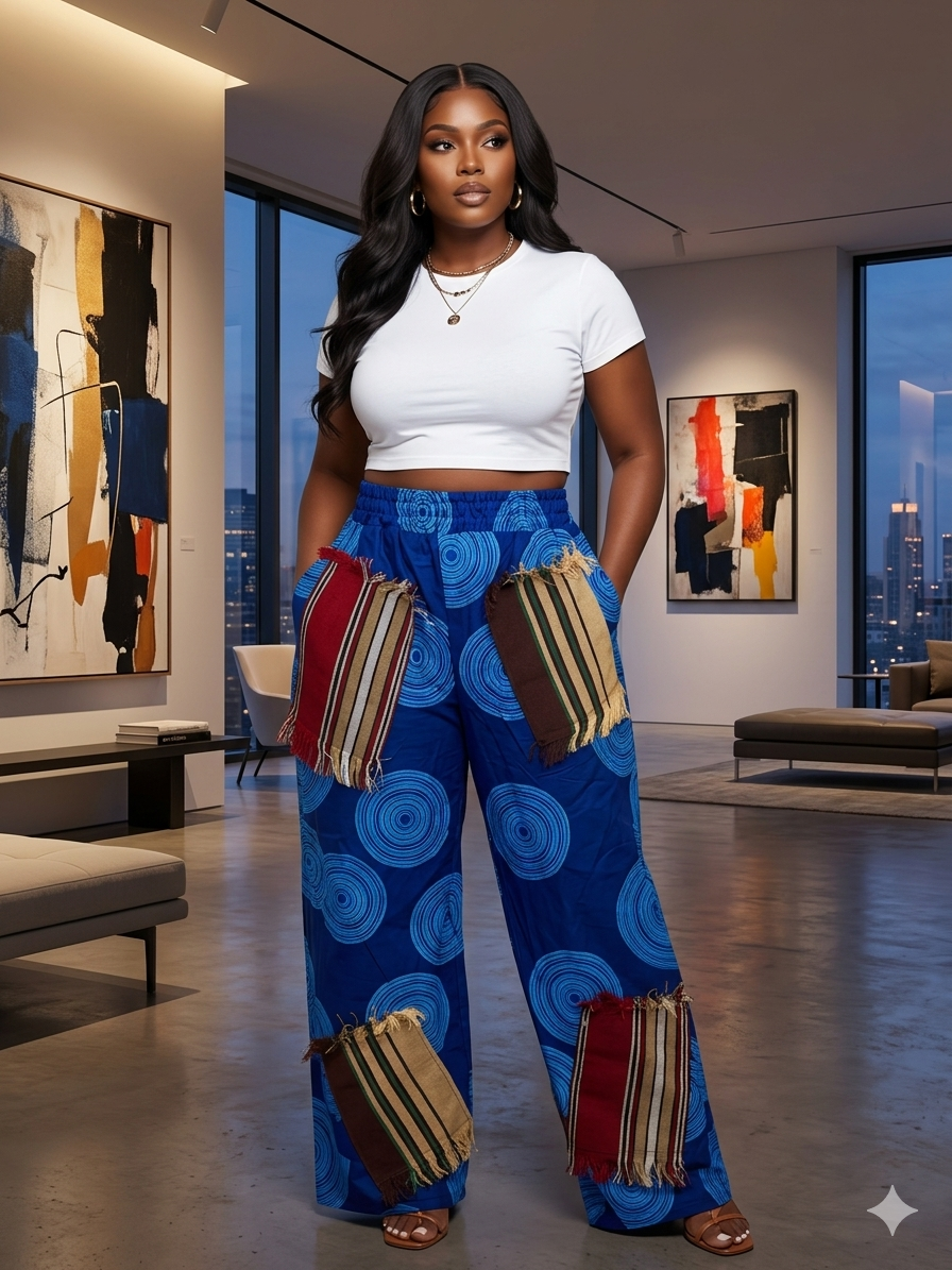 D27E(100% ANKARA AND ASOKE PANT)