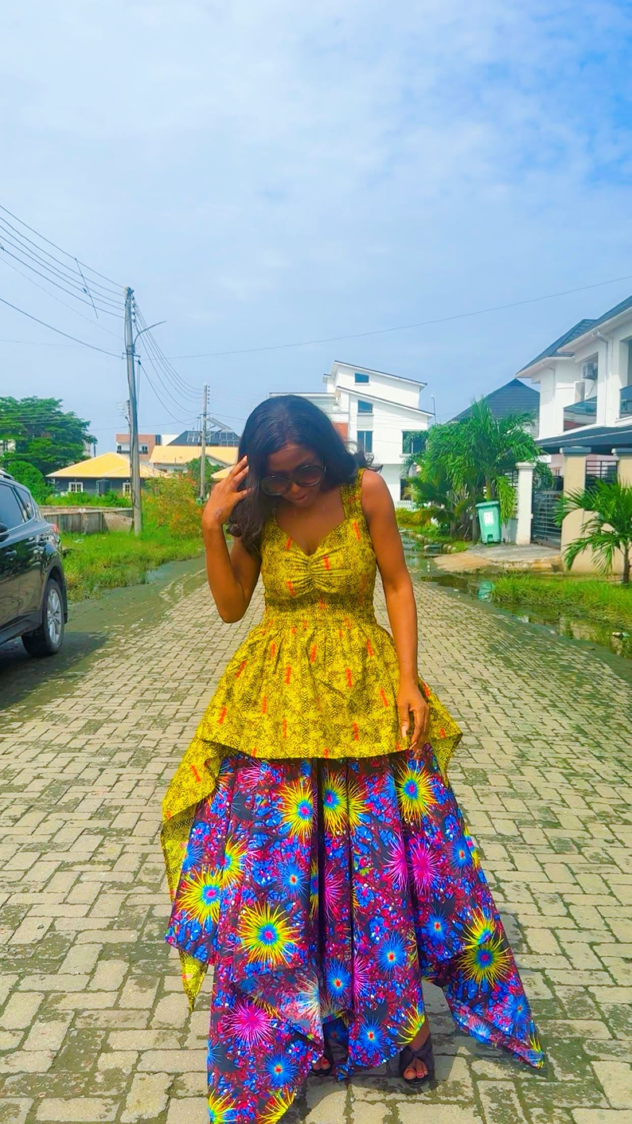 Q55R (Ankara dress)
