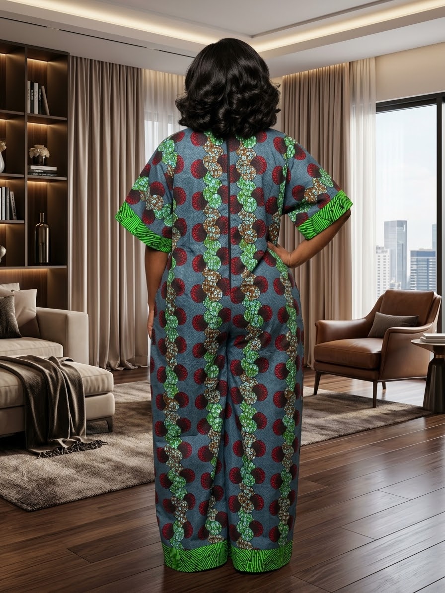 C86D Ankara jumpsuit
