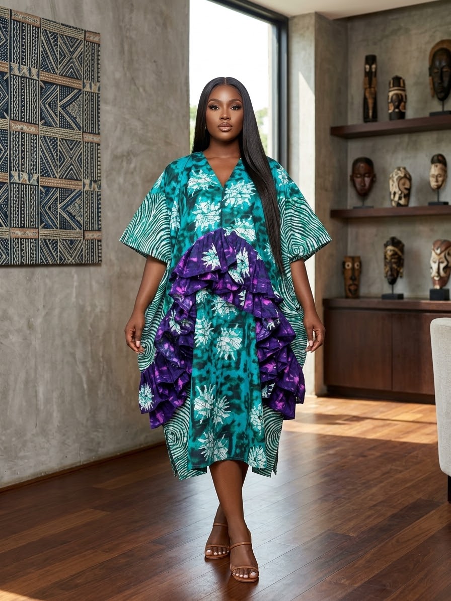 E85F Ankara dress
