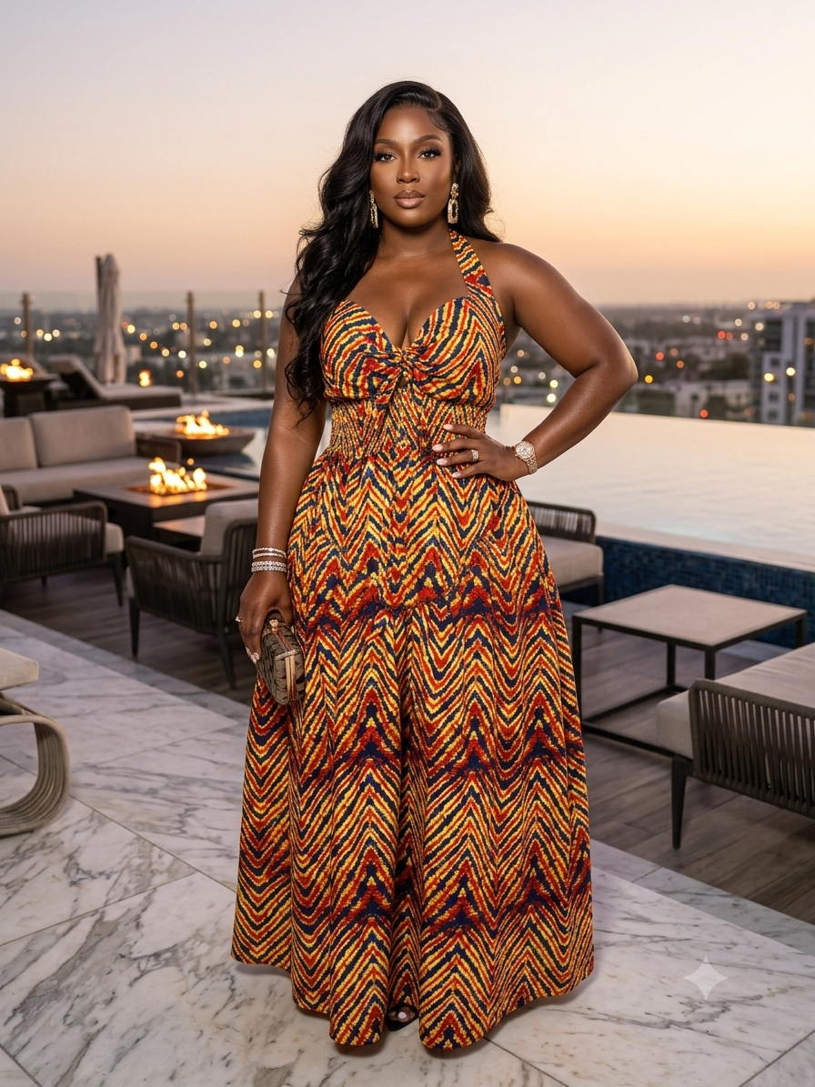 I69J (Ankara dress )