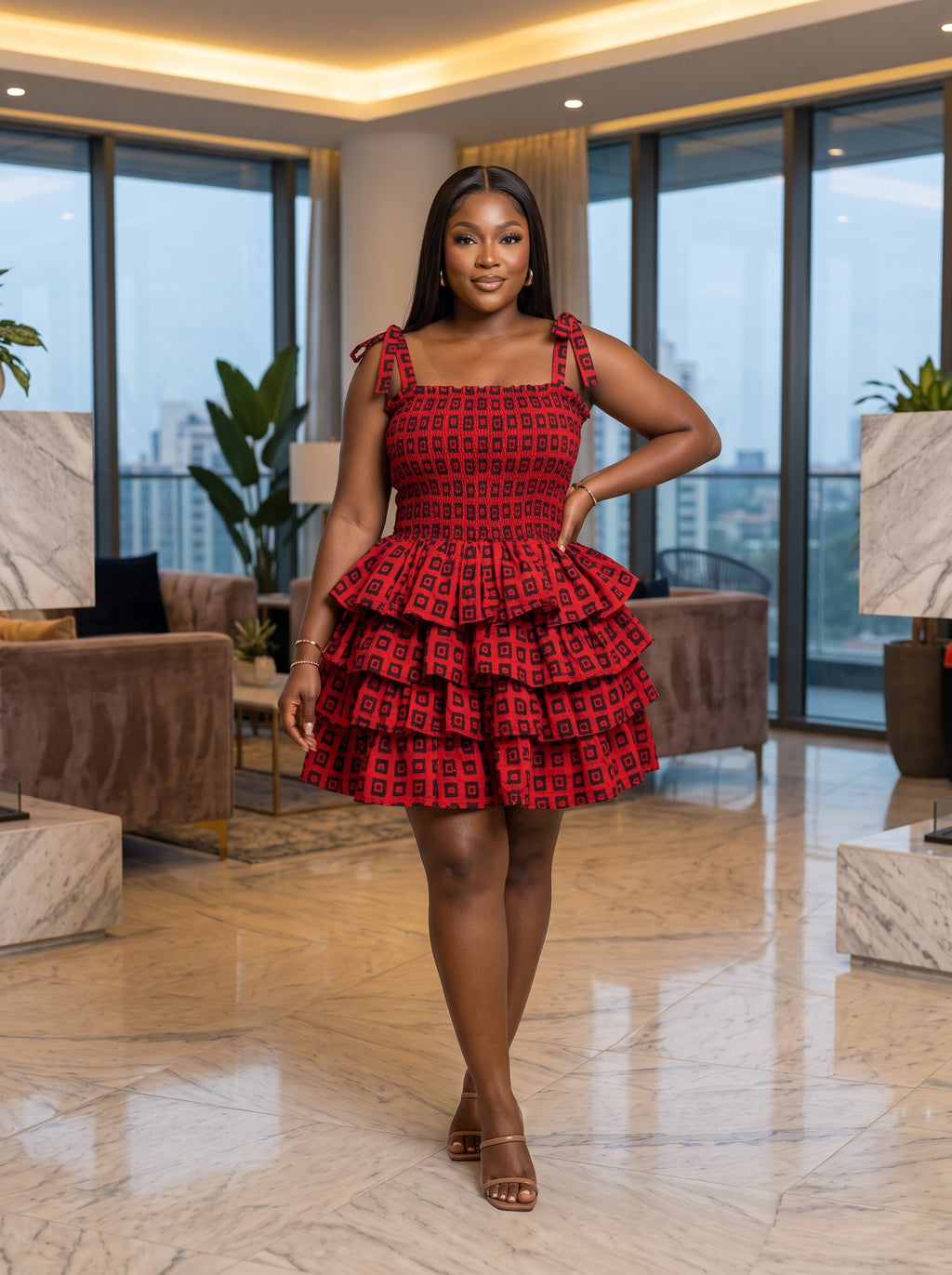 I90J Ankara dress