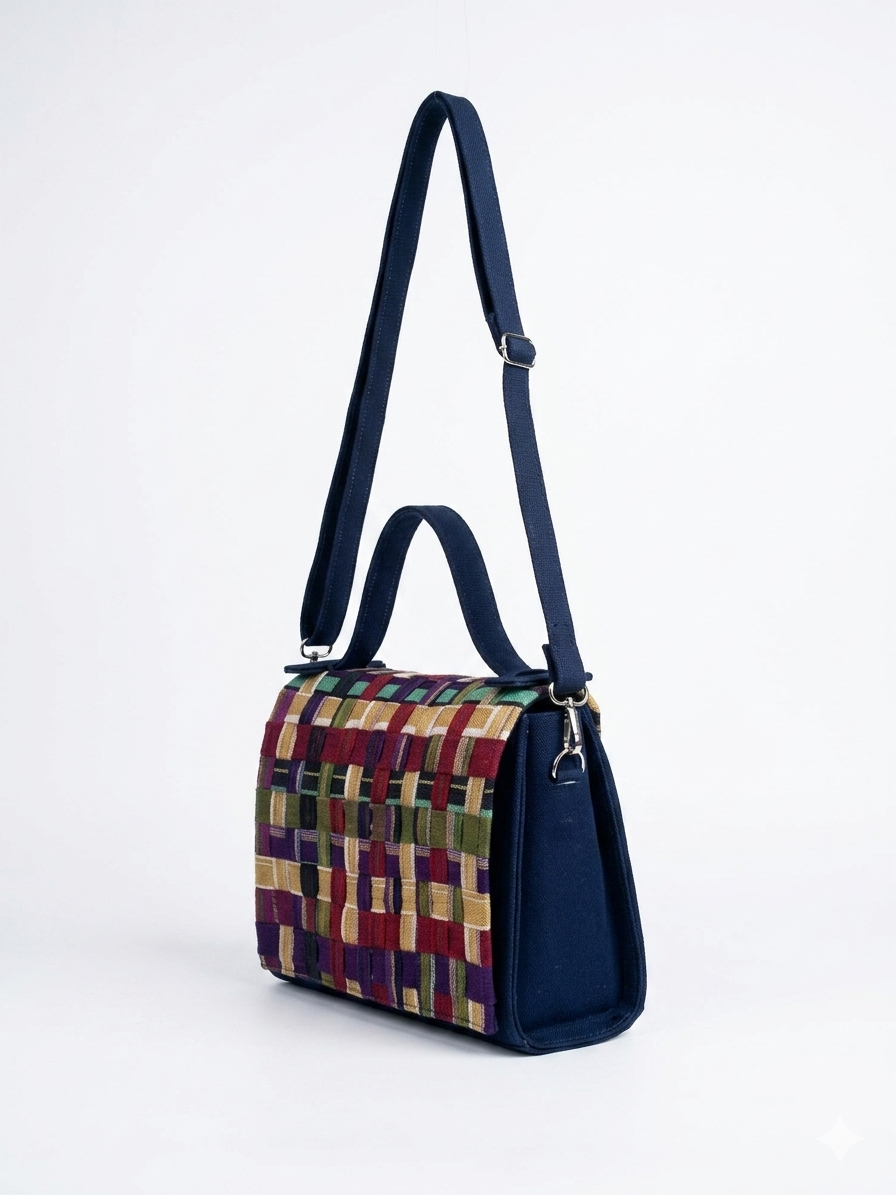 15P (ASOKE BAG) with jeans materials