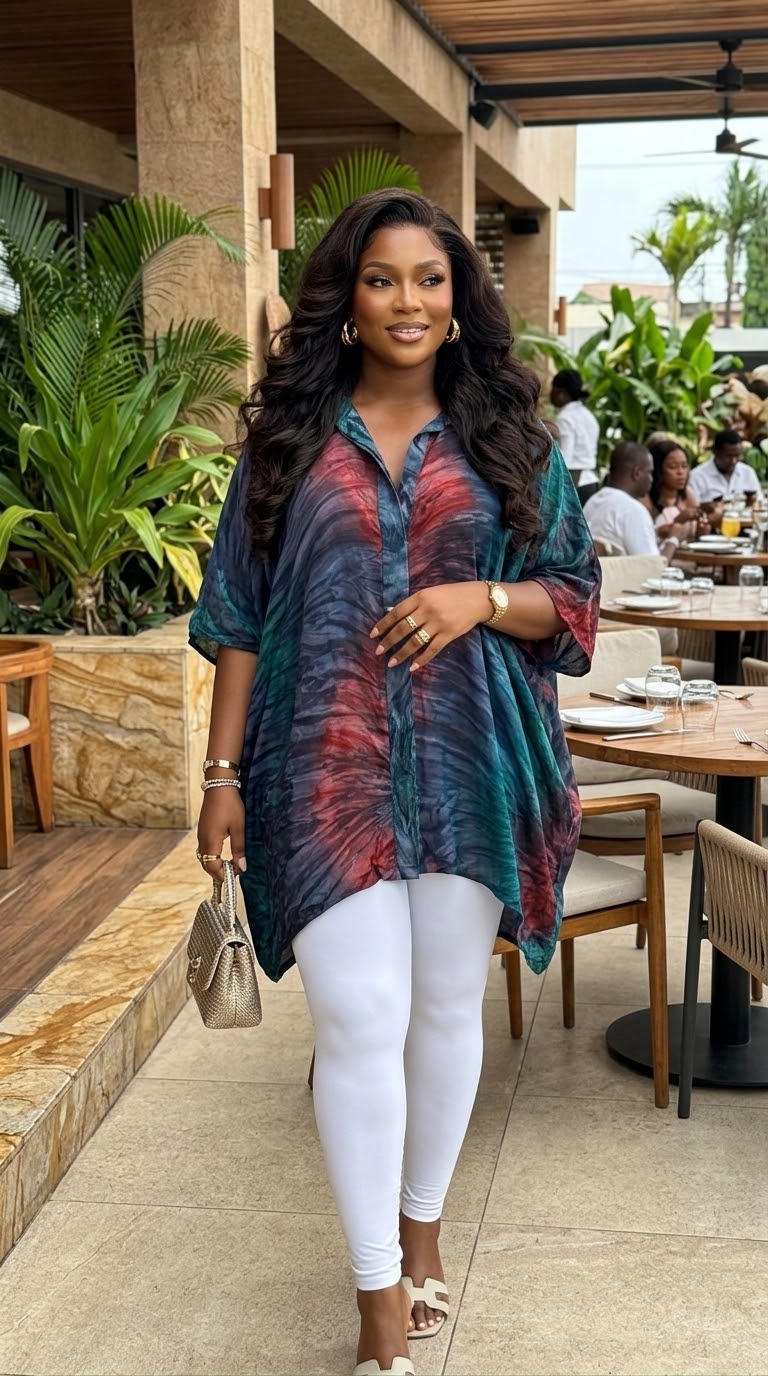 F88G Silk and chiffon set