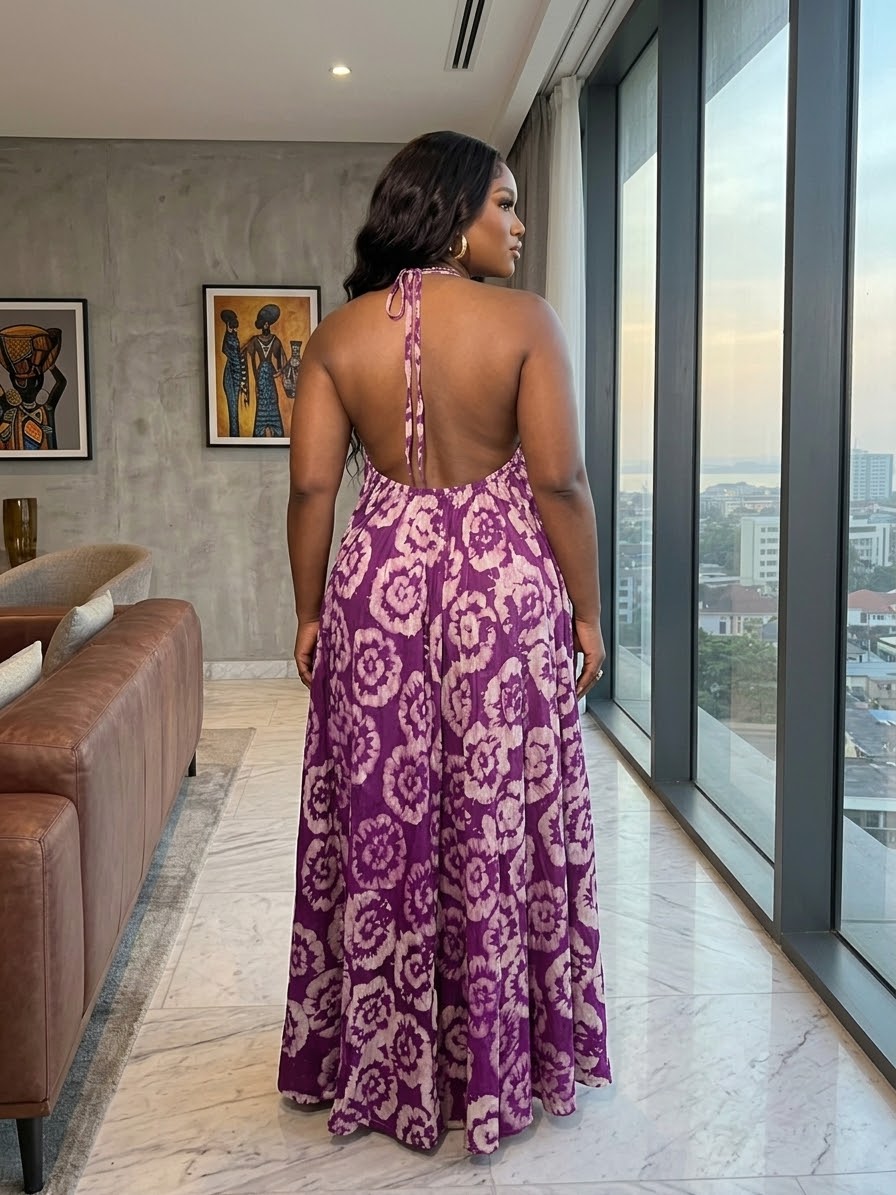 O74P (ADIRE dress)