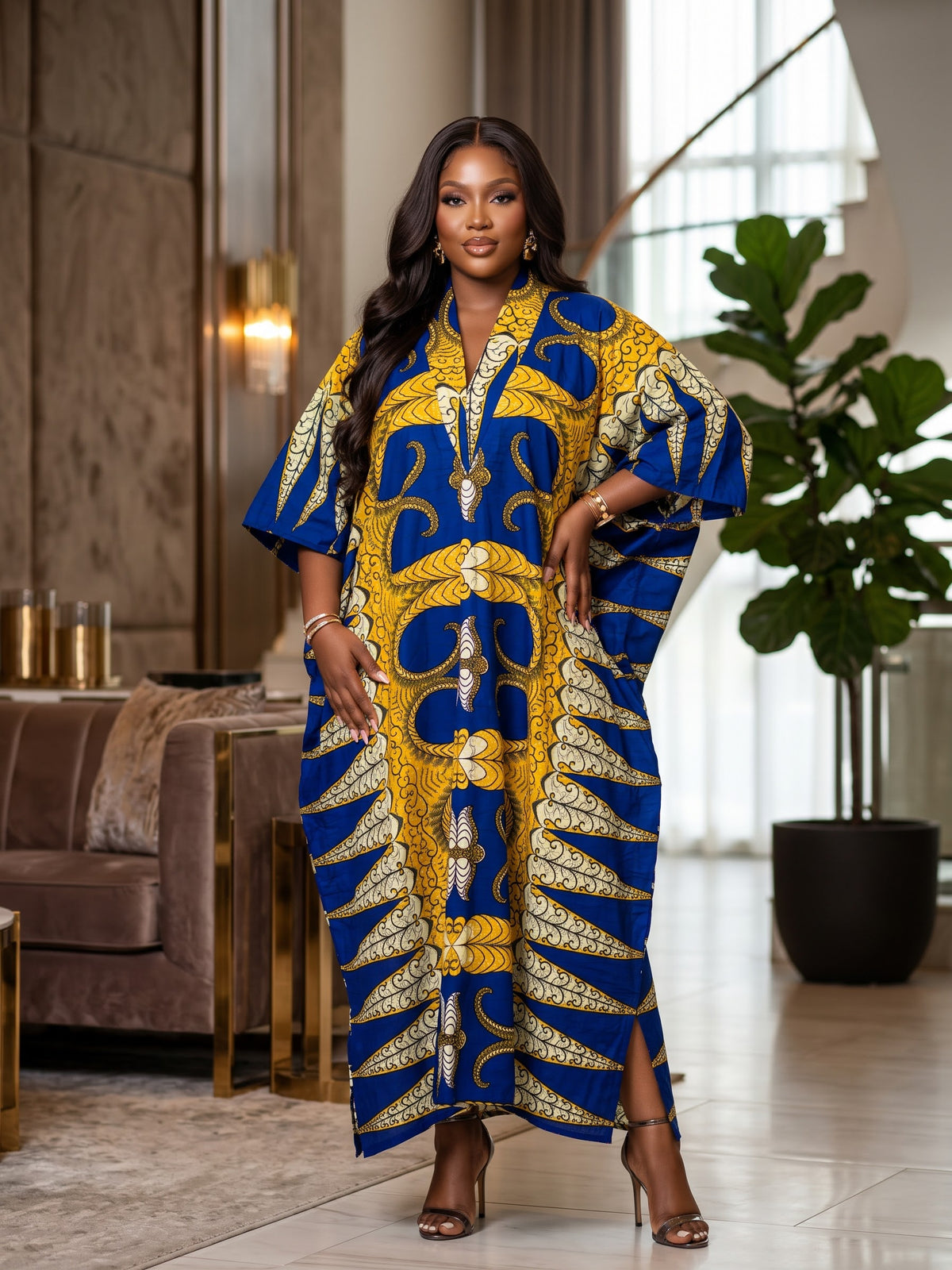 V89W Ankara dress