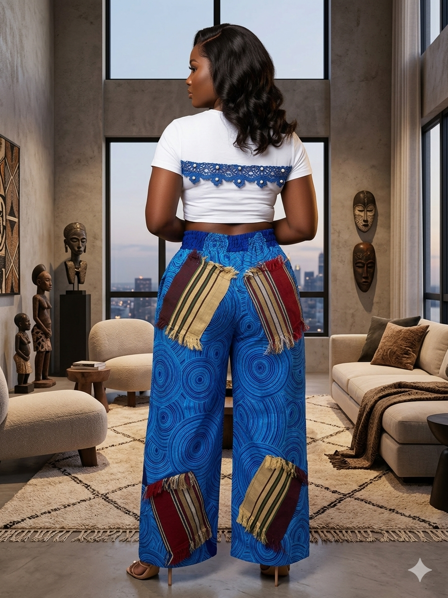 D27E(100% ANKARA AND ASOKE PANT)
