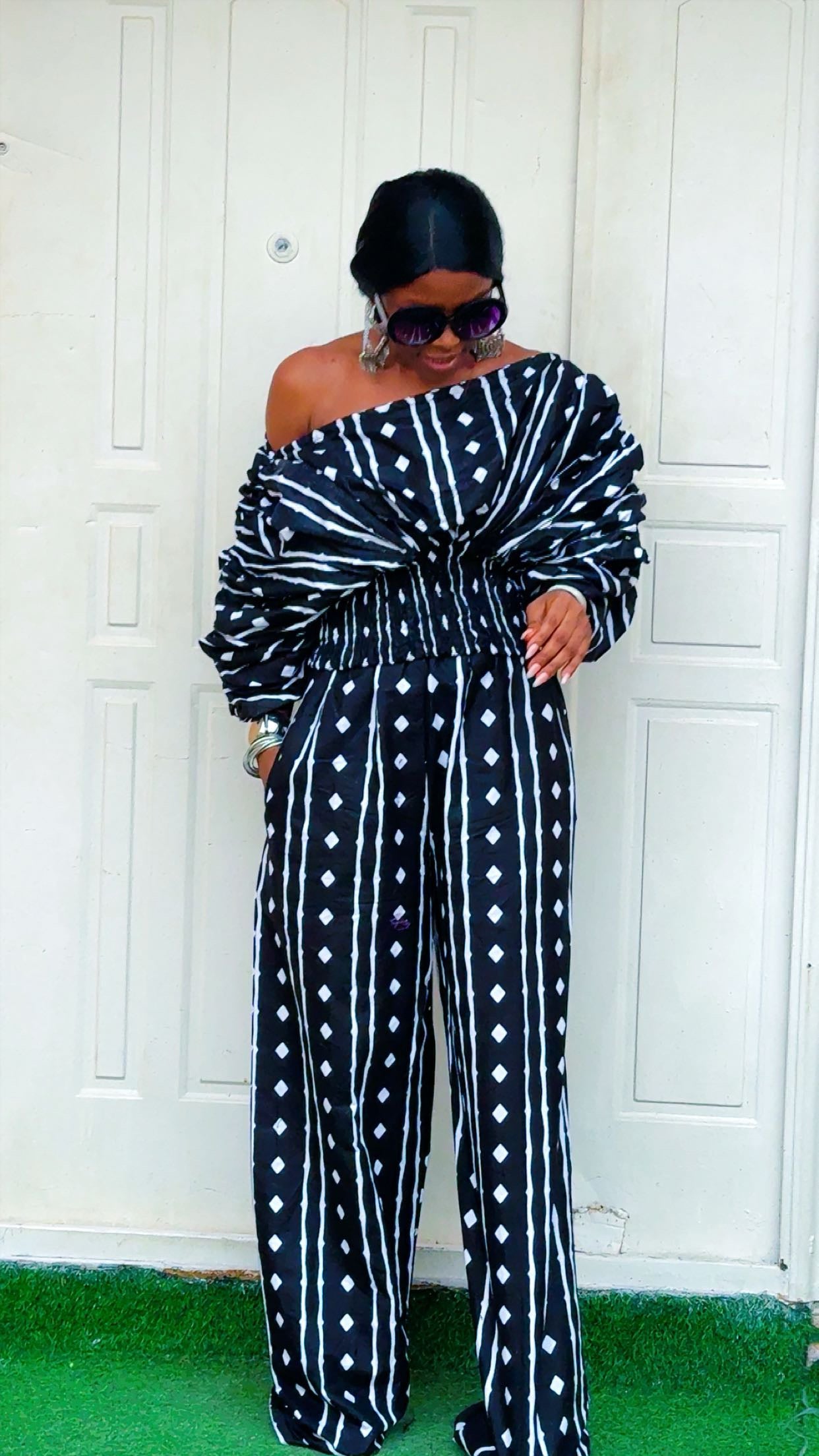 T54U (100%cotton Ankara two piece)