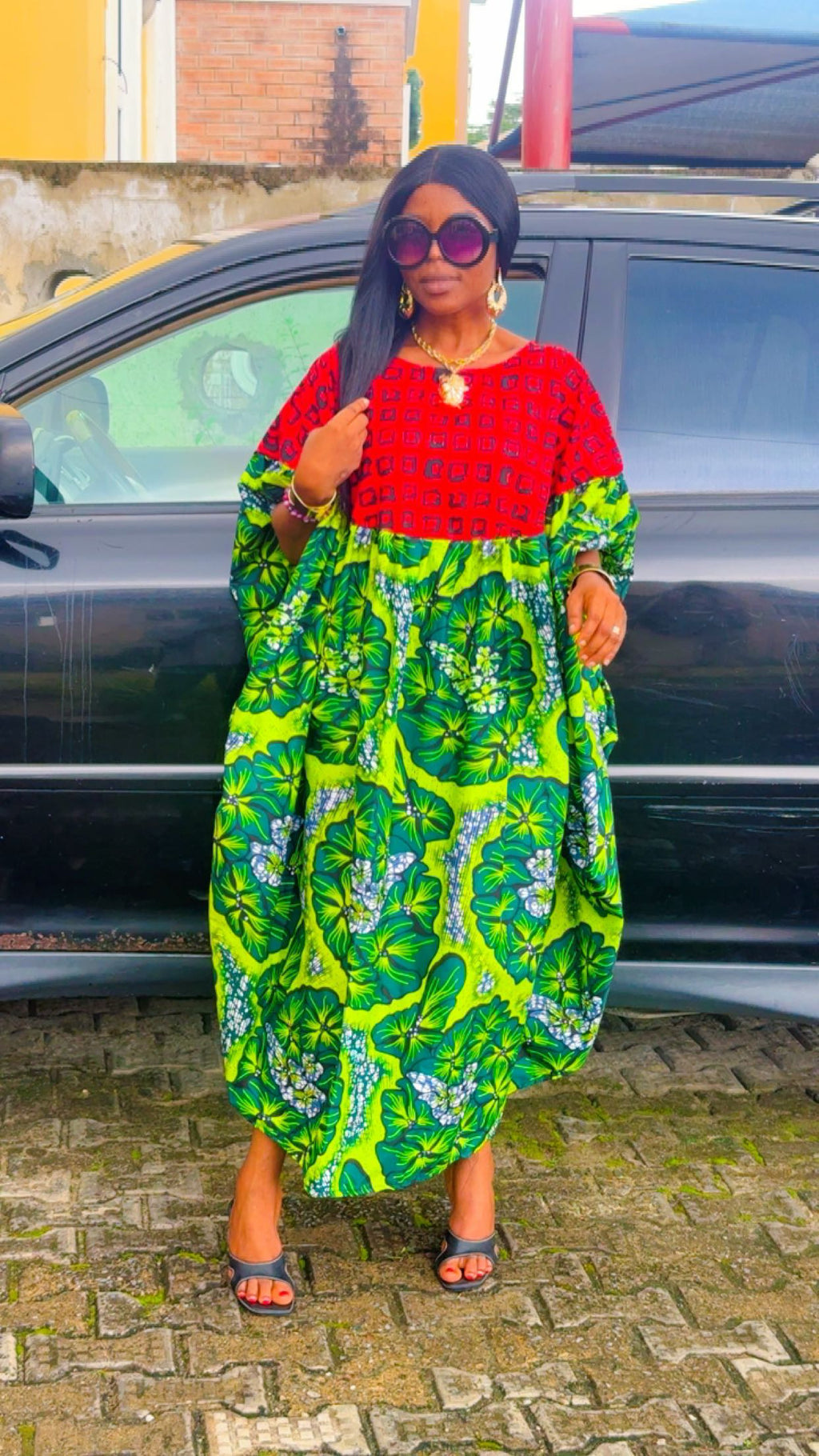 U82V Ankara dress