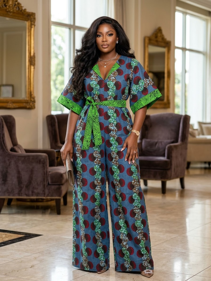 C86D Ankara jumpsuit