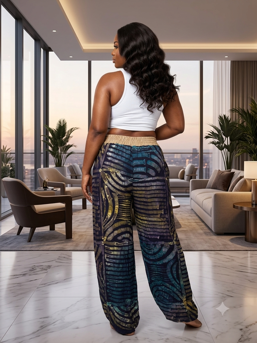 T65U (Adire pant)