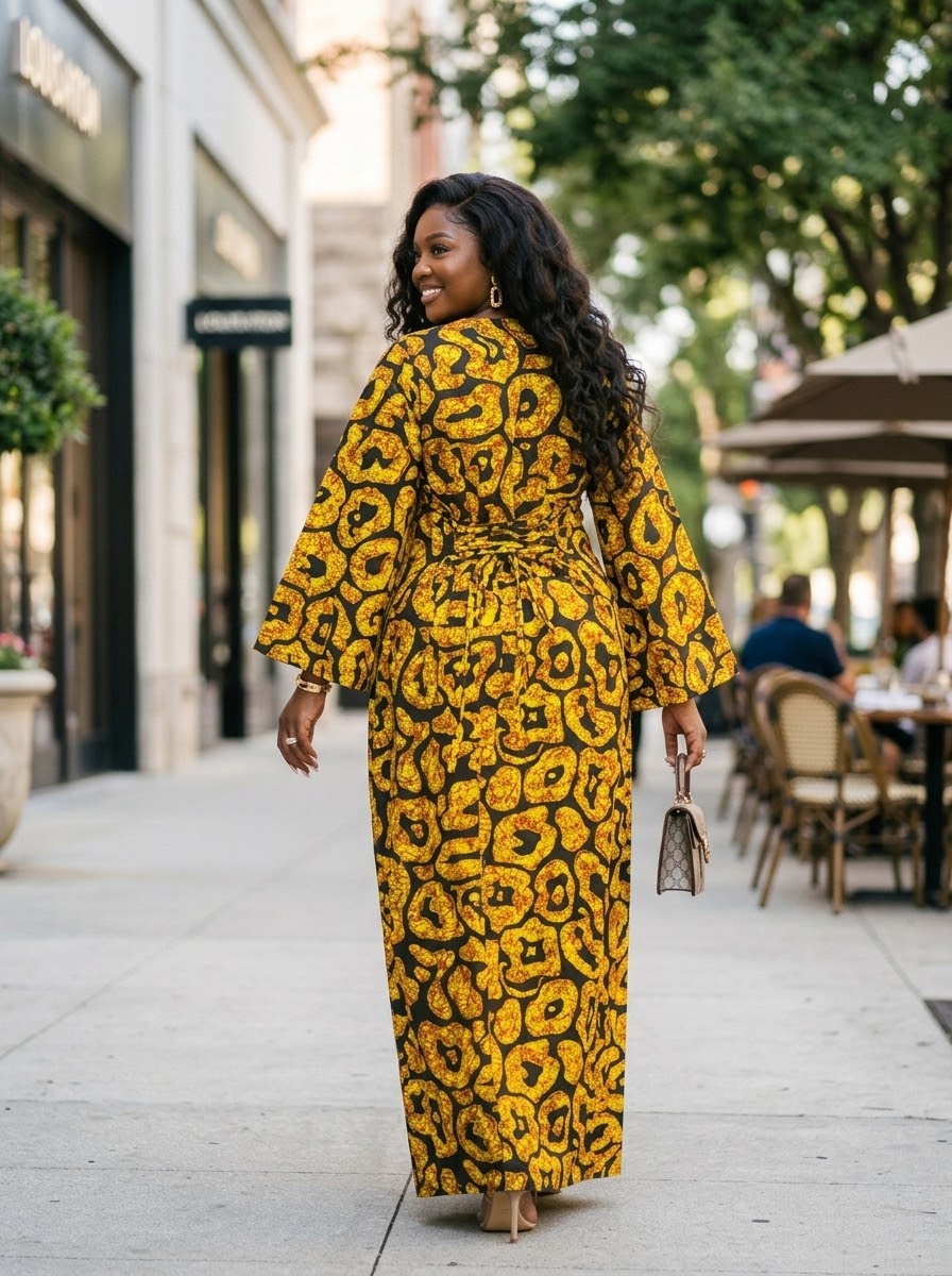 O88P Ankara dress