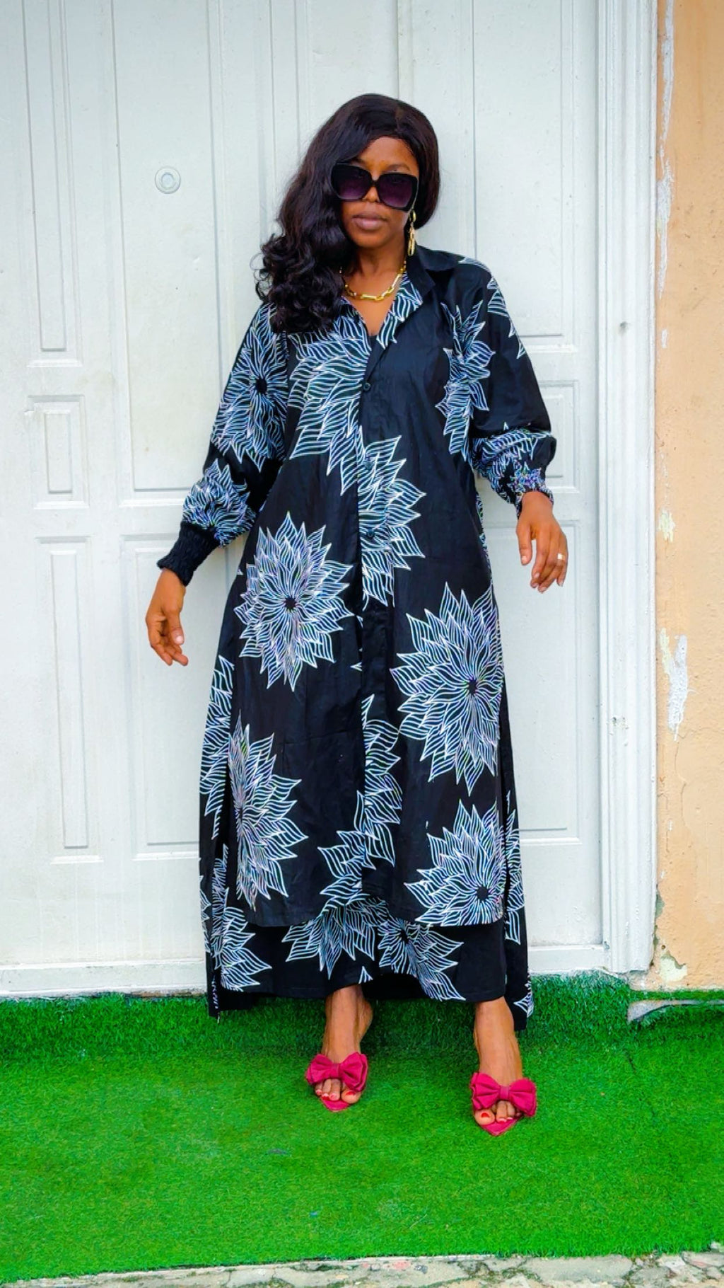 A87B 100%cotton Ankara set