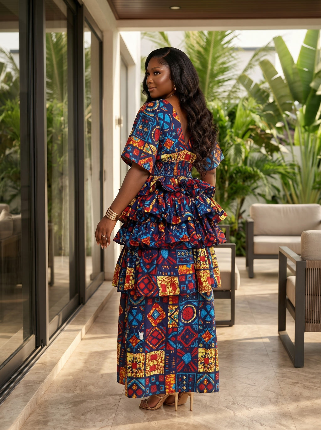 A93B Ankara dress