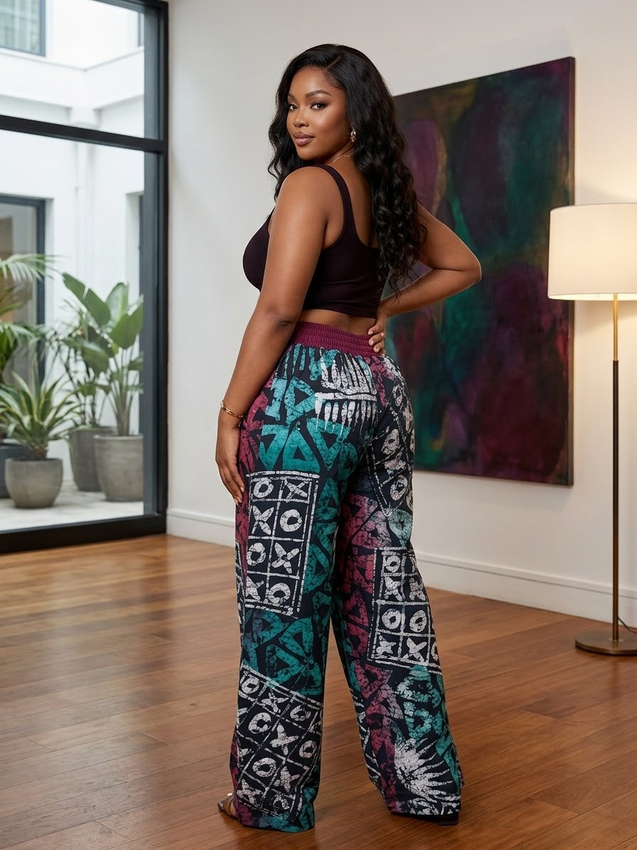 A77B (Adire pant )