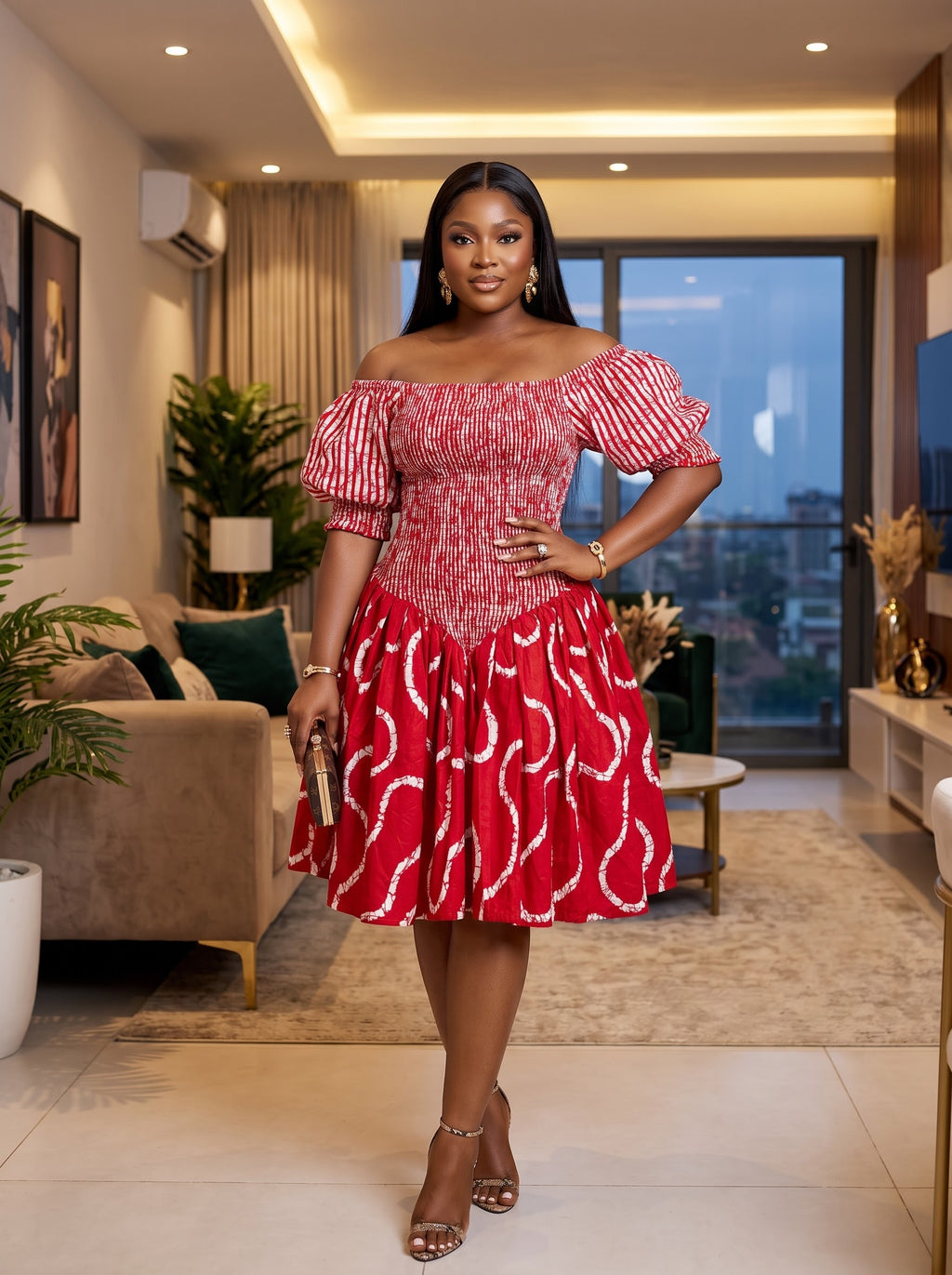 H90I Ankara dress
