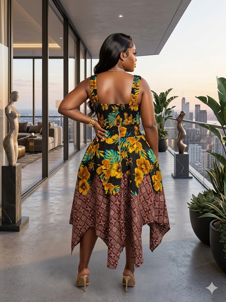 B41C(100% COTTON SKIRT AND TOP)