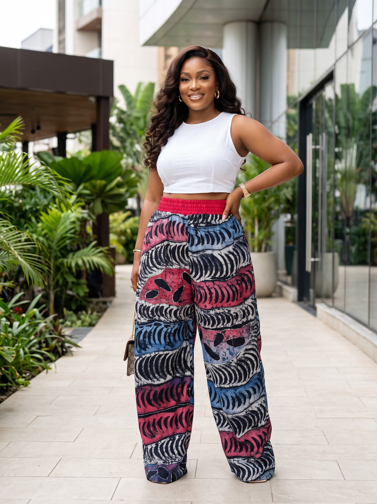 P87Q Adire and Asoke two piece