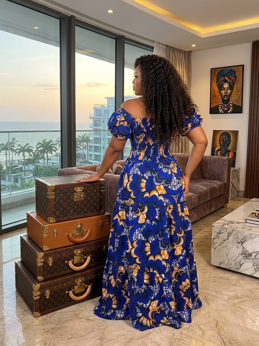 B84C Ankara dress