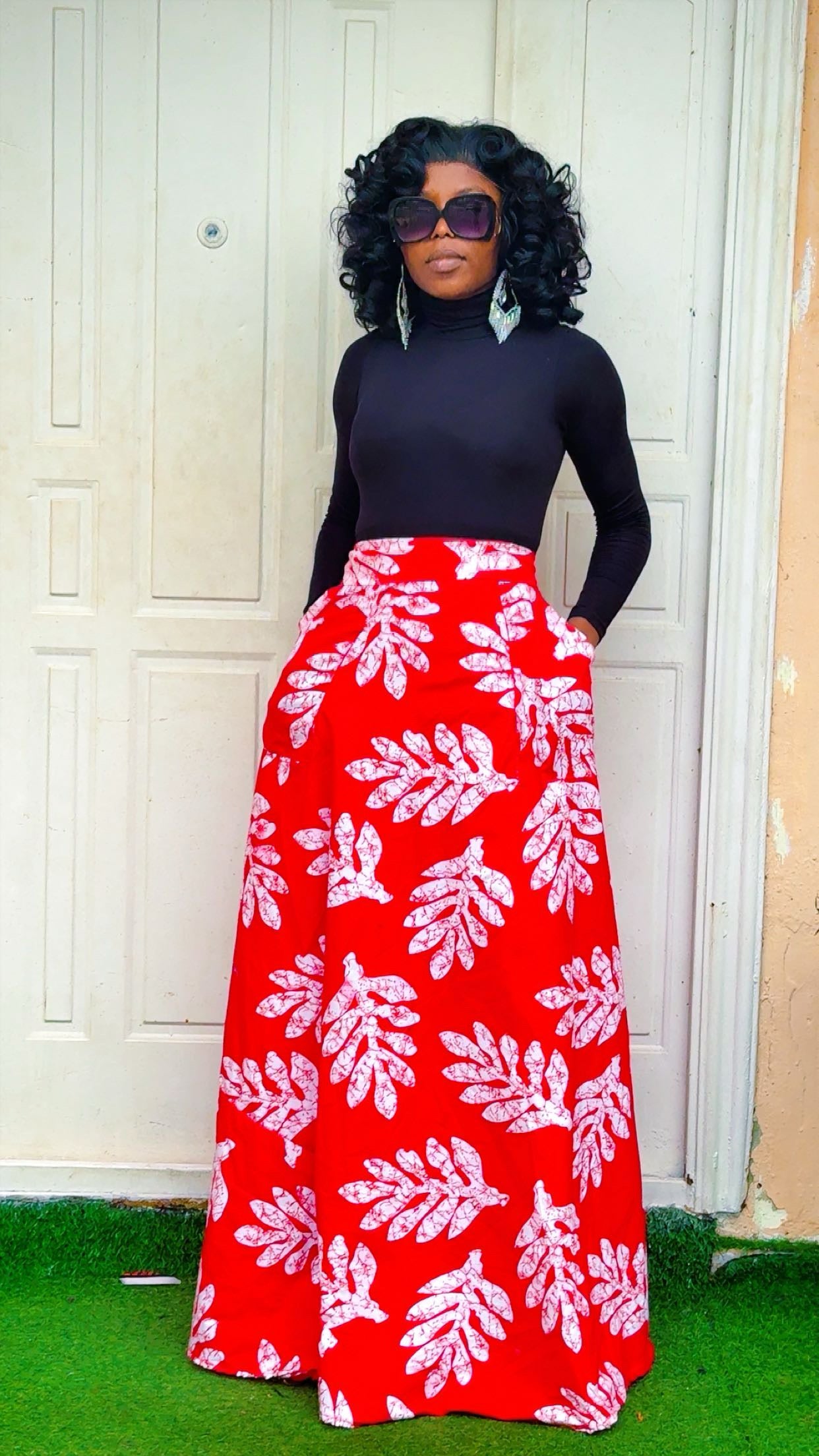 G6H(ANKARA RAP SKIRT AND TOP)