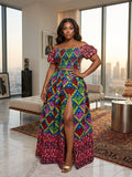 U74V  (Ankara dress)