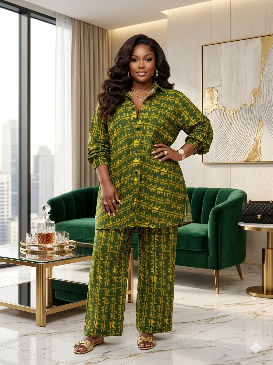 V55W (Ankara two piece )