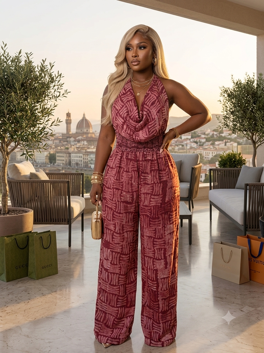 O63P (Adire Jumpsuit )