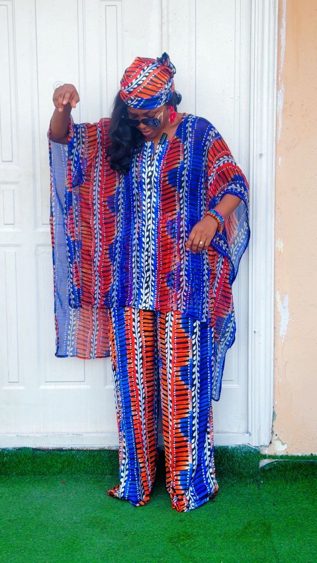 J90K Silk and chiffon set