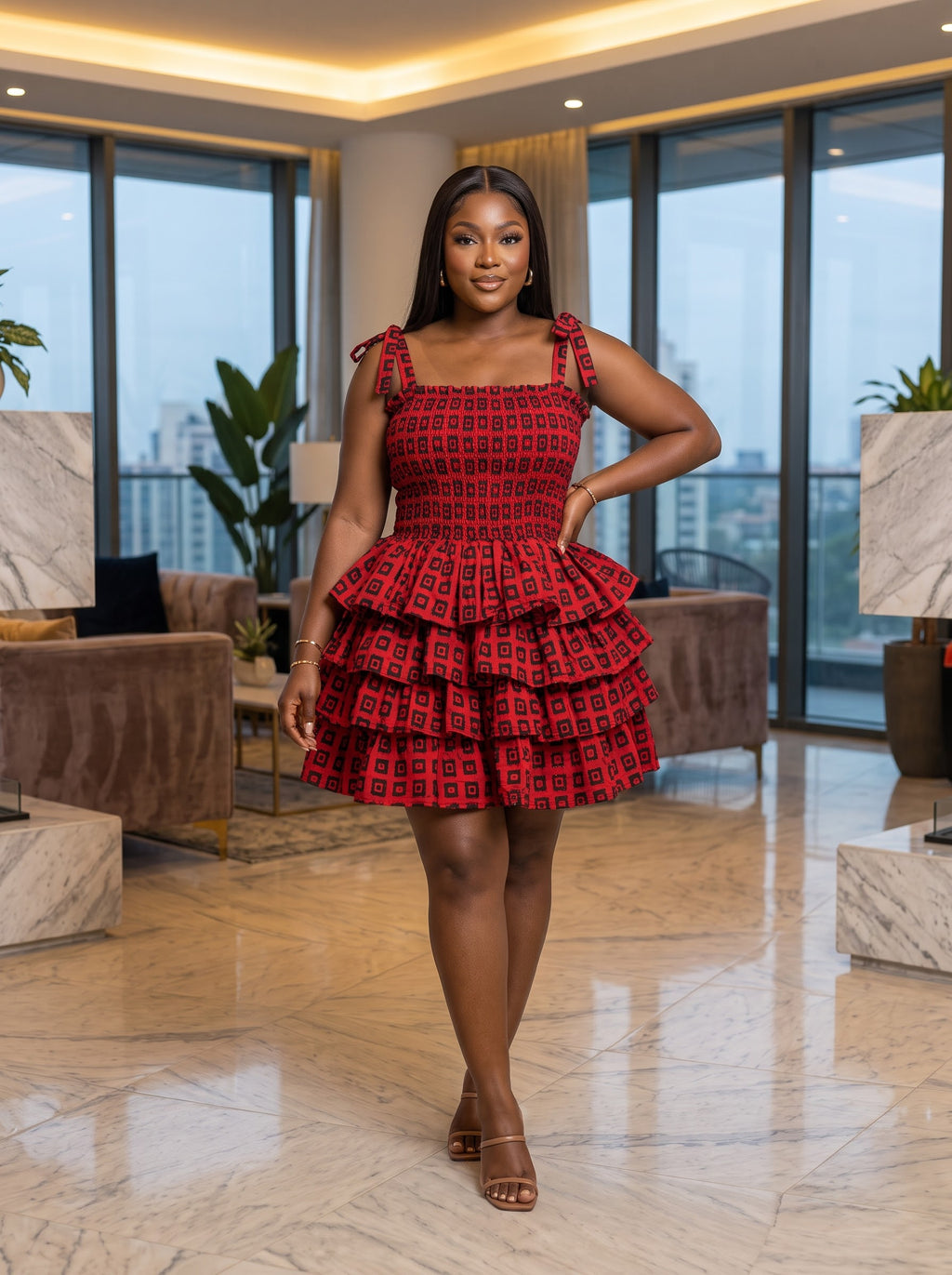 I90J Ankara dress