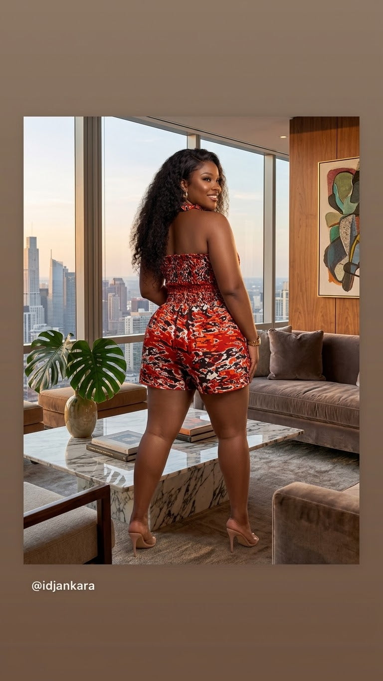 H78I (Ankara jumpsuit )
