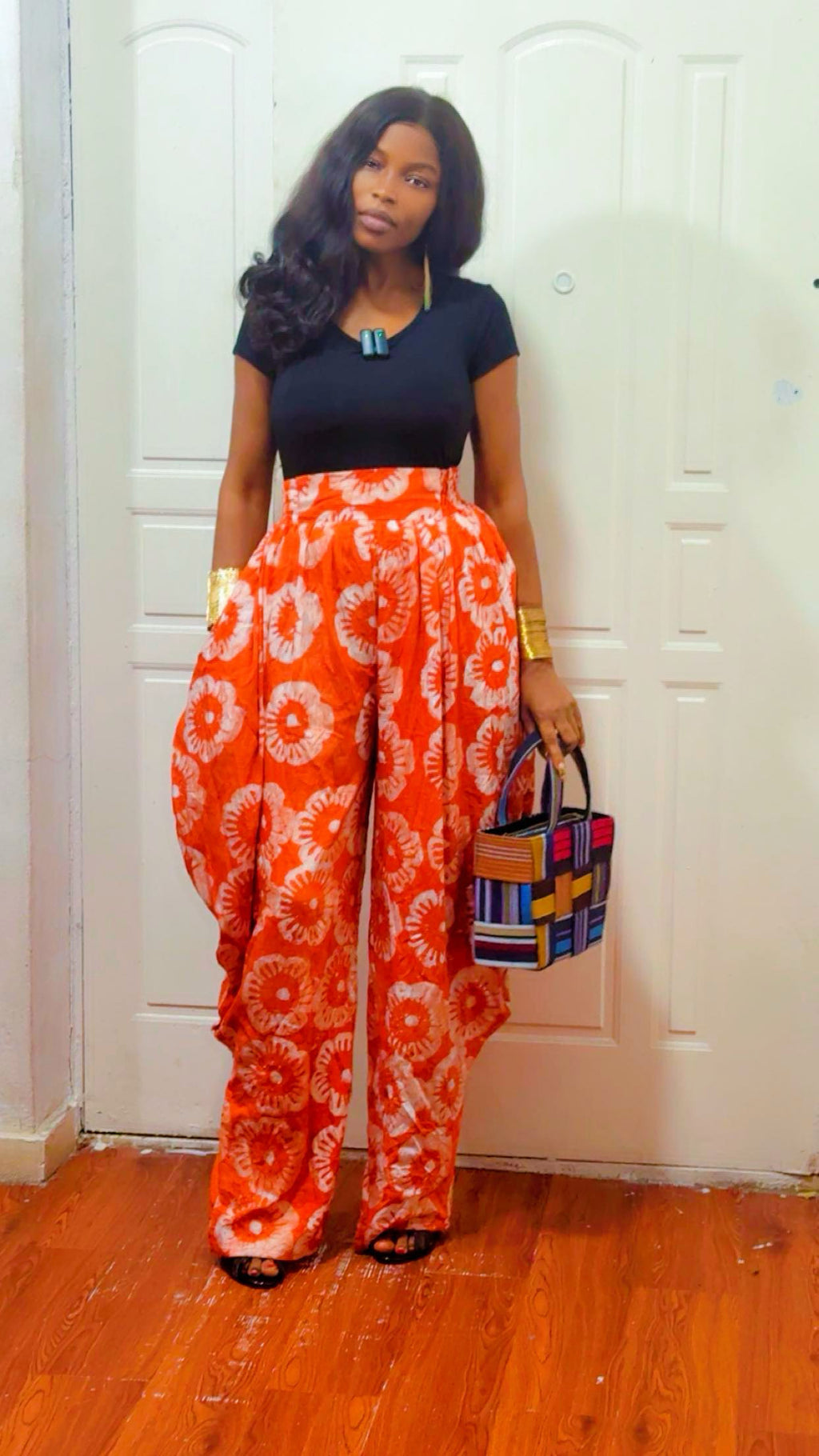 S55T (Adire pants)