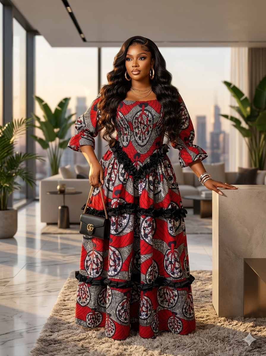 F51G (ANKARA DRESS)