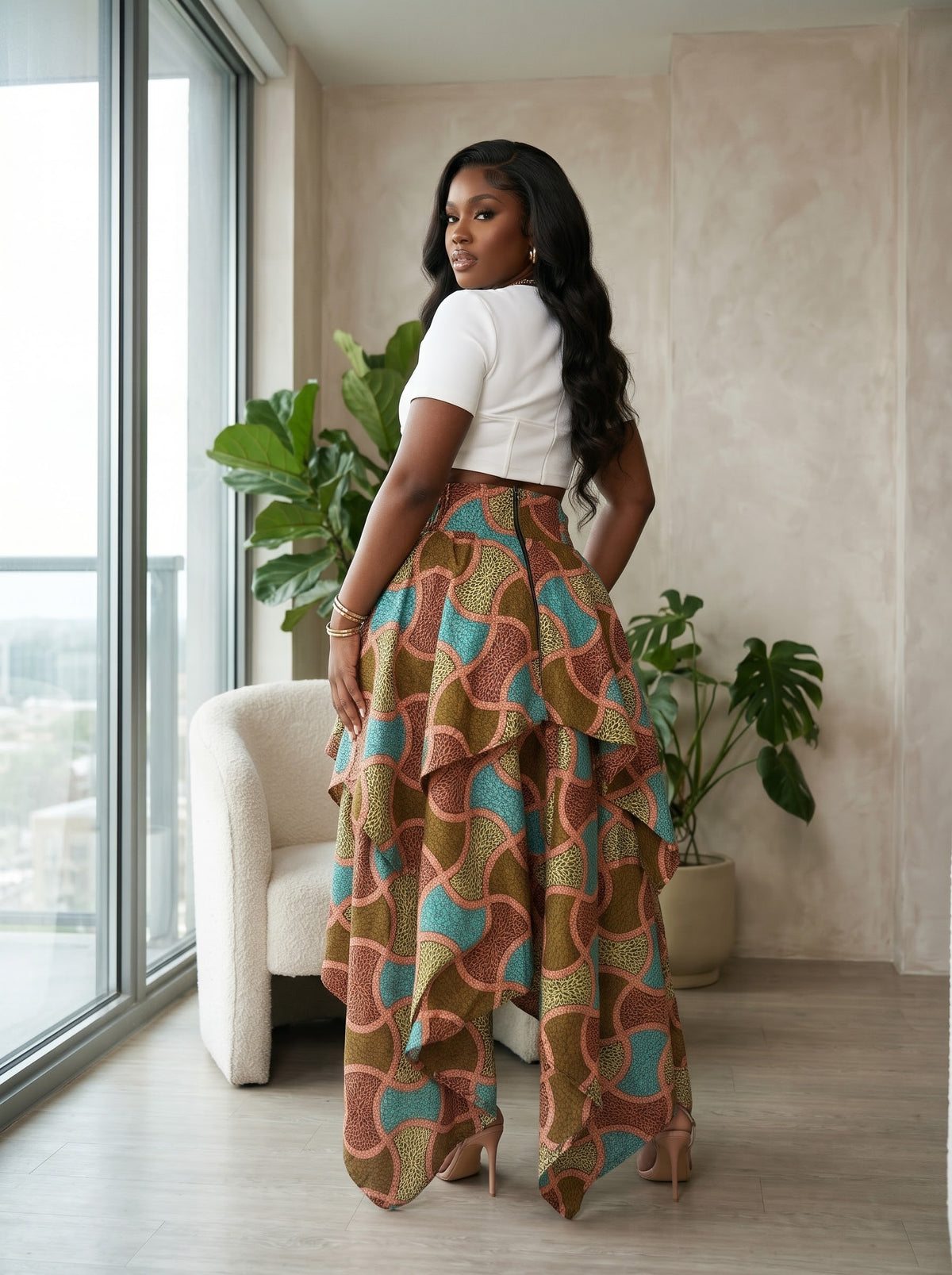 P92Q Ankara skirt