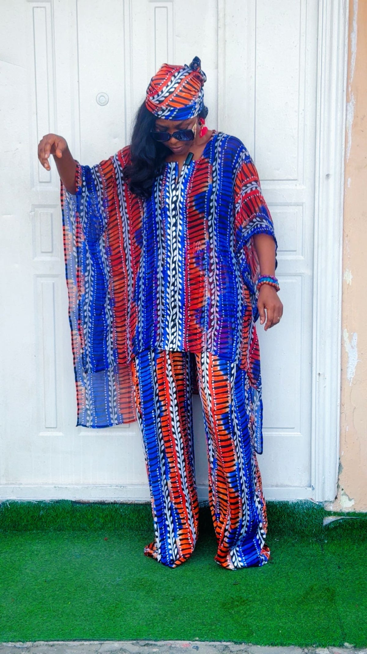 J90K Silk and chiffon set