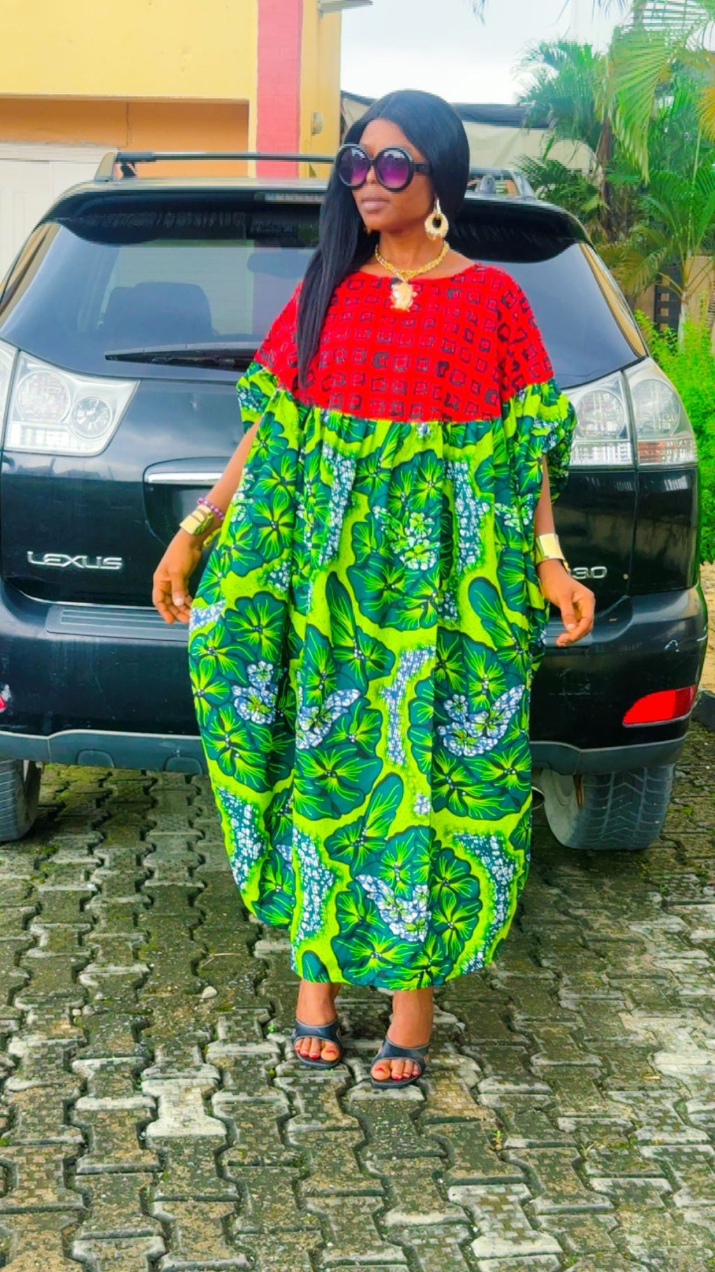 U82V Ankara dress