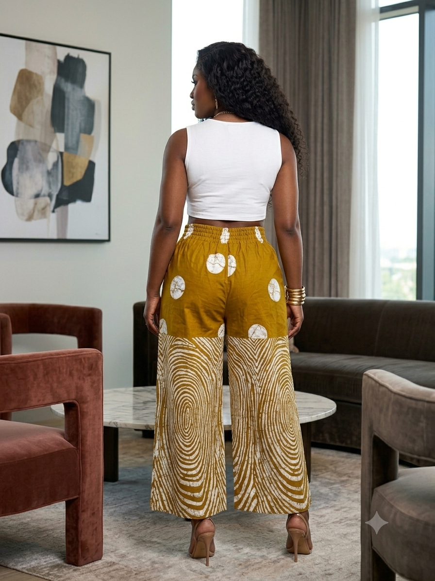 K84L 100% Ankara Pant