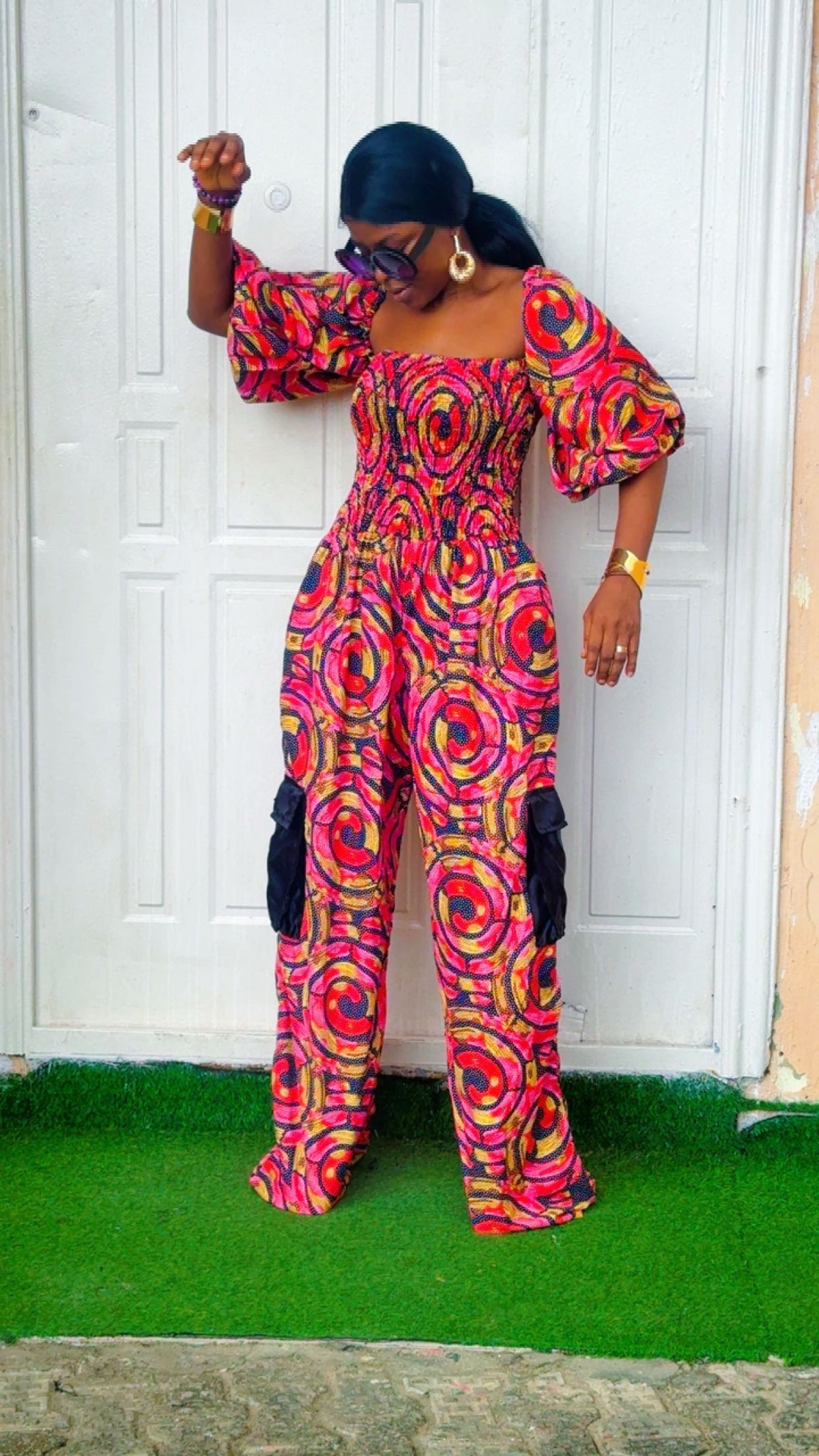 S82T Ankara jumpsuit