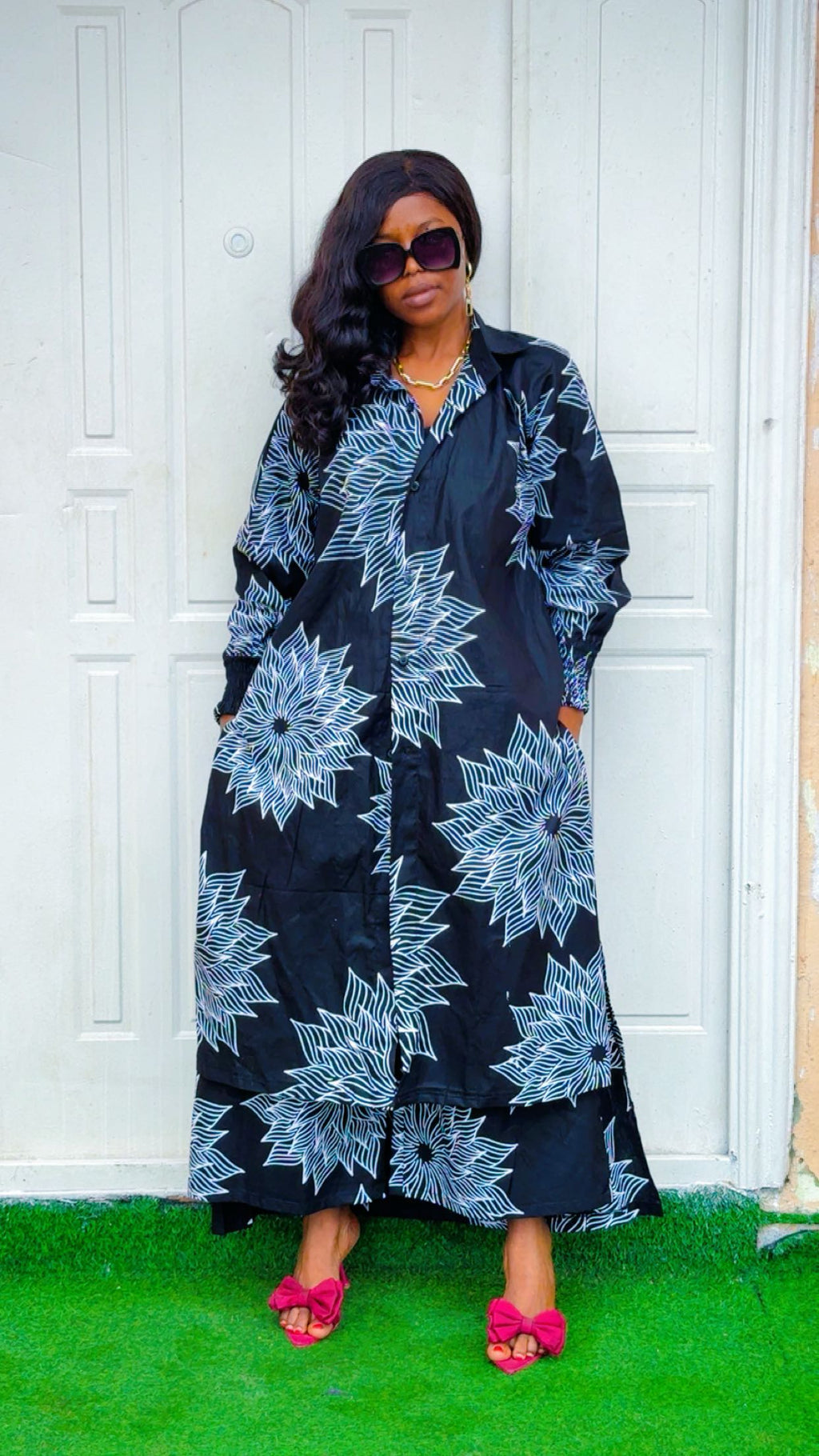 A87B 100%cotton Ankara set