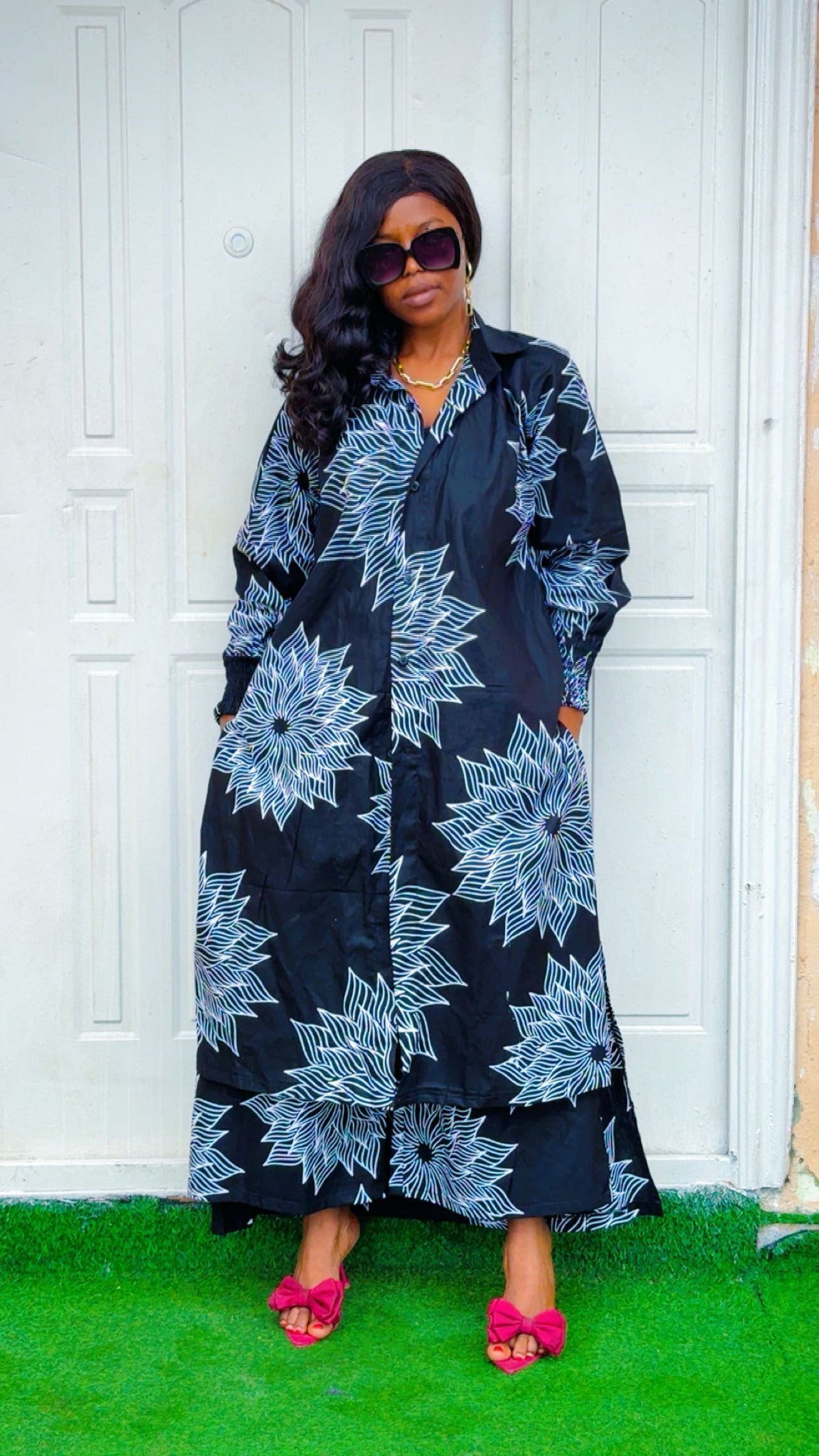 A87B 100%cotton Ankara set