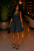 L53M (ANKARA SHORT DRESS)