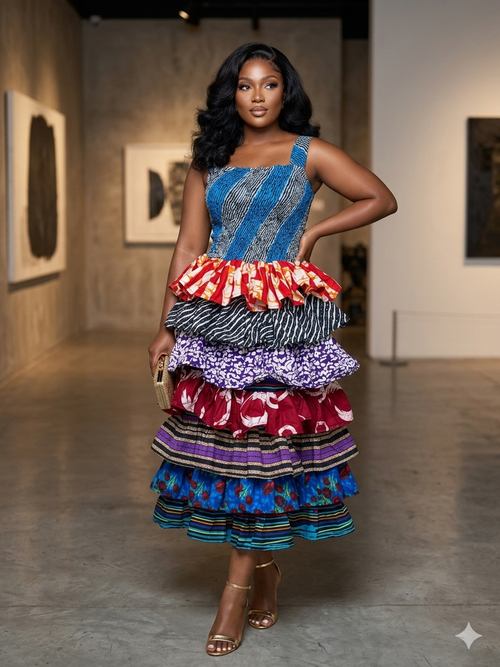 A57B (Ankara dress)