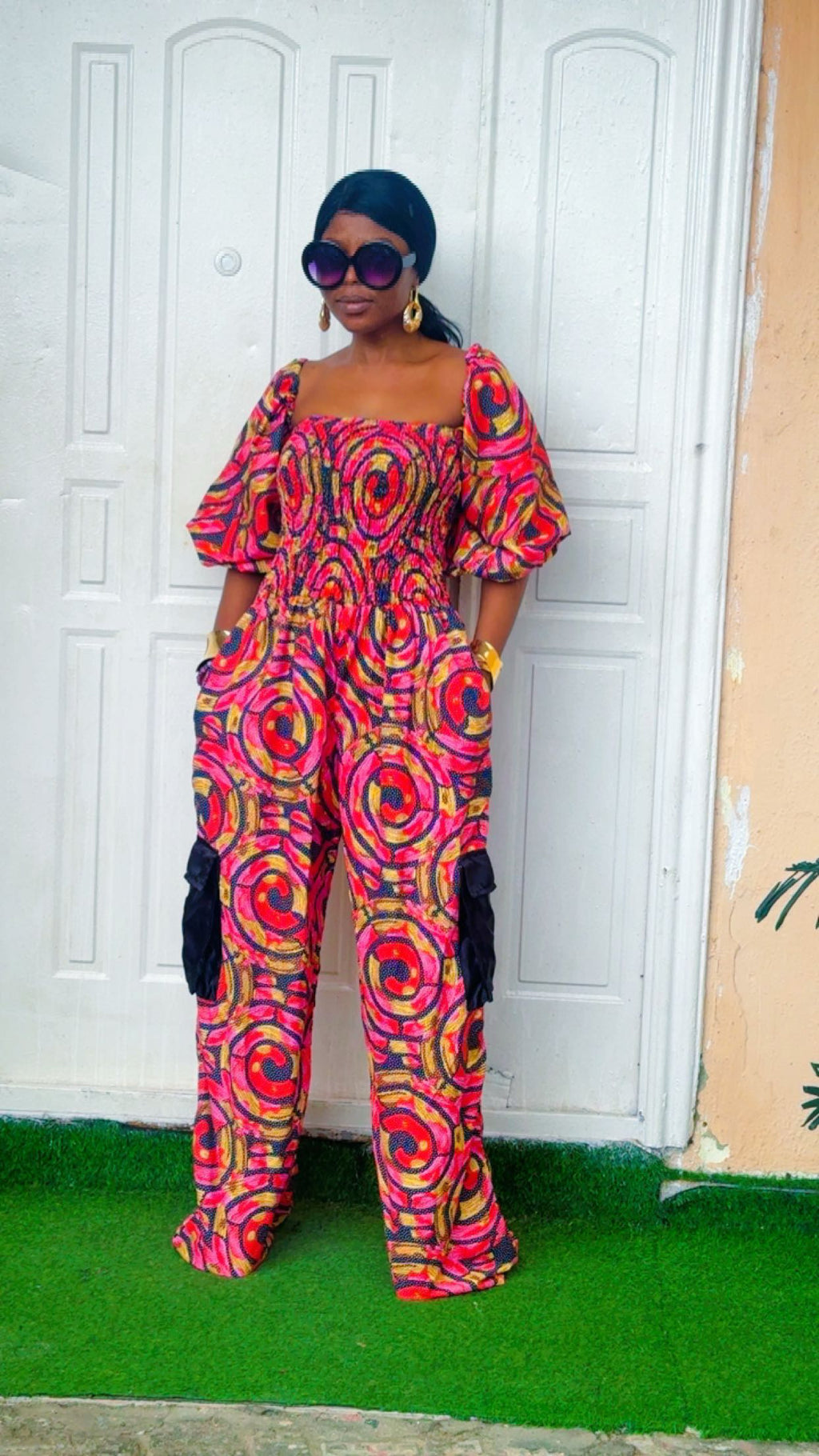 S82T Ankara jumpsuit